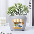 thumbnail image 5 of Tkrady Cute Animal Planter Pots - Small Resin Flower Pots Cactus/Plants Containers for Home Office Desk Decor (B), 5 of 6