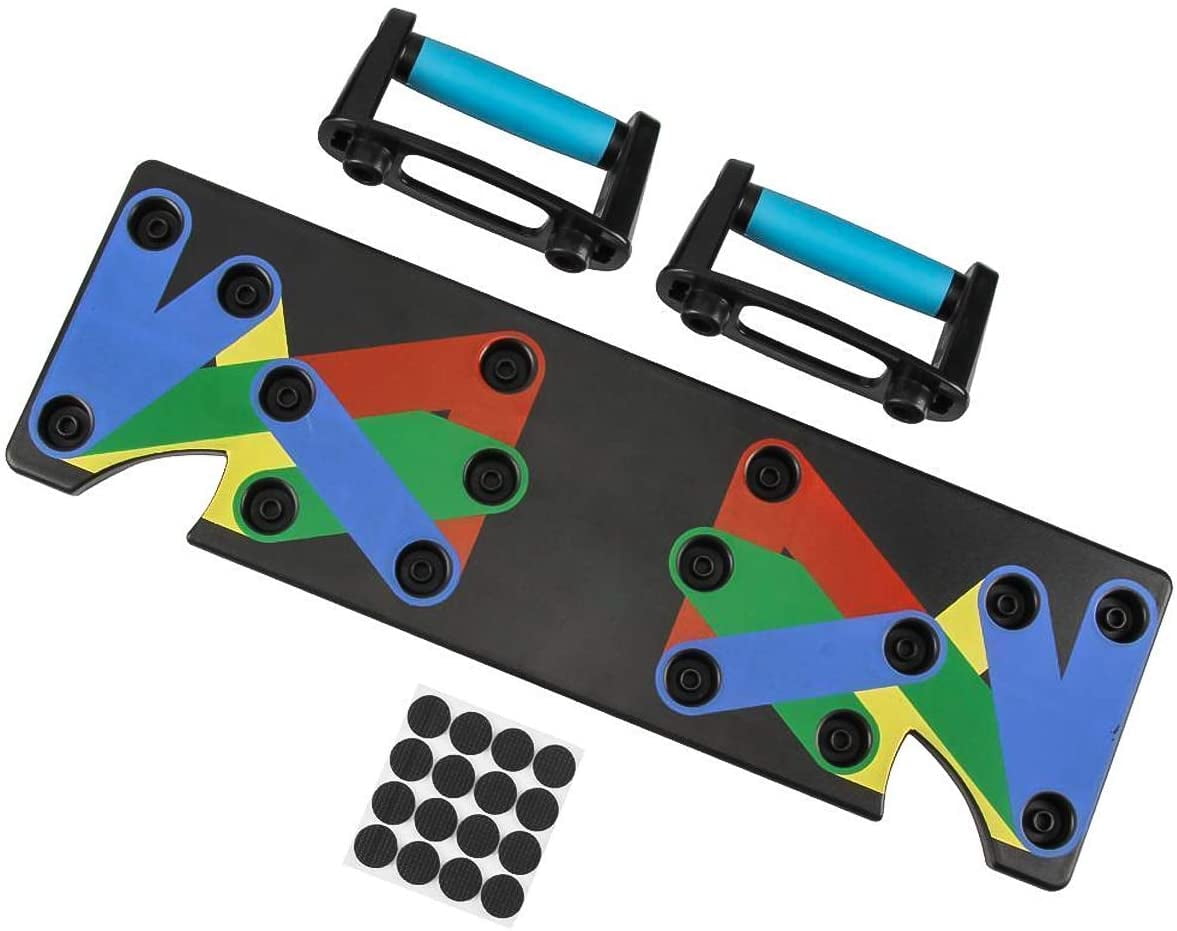 9 in1 Push Up Board Rack System Fitness Workout Gym Exercise Push-ups Stands 
