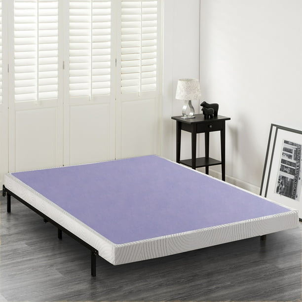 Zinus Priage by 4 inch Wood Box Spring Mattress Foundation King