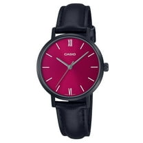 Casio Analog Pink Dial Quartz LTP-VT02BL-4A LTPVT02BL-4 Women's Watch