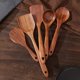 thumbnail image 3 of Xiao Hua Juego de utensilios de cocina de madera, 6 piezas, resistentes al calor y antiadherentes, apto para uso alimentario, apto para cocinas domésticas y restaurantes., 3 of 5