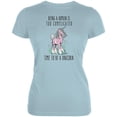 thumbnail image 1 of Time To Be A Unicorn Juniors Soft T Shirt, 1 of 1