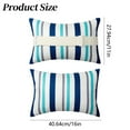 thumbnail image 3 of Joipy Beach Chair Pillow, Outdoor Lumbar Pillows Waterproof, Pool Lounge Chair Pillows with Insert and Adjustable Elastic Stripe, 19X12 Inch Rectangle Decorative Throw Pillow, 3 of 9