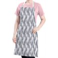 thumbnail image 5 of Gray Christmas Tree Apron-Garden Aprons for Women with Pockets-Cotton Linen Waterproof Kitchen Cooking Gardening Aprons Adjustable for Kitchen,Cooking,BBQ and Salon 32"x27", 5 of 7