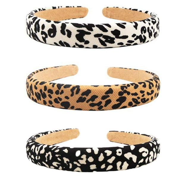 3pcs impresión de leopardo bandas de cabello exquisito accesorios para el cabello