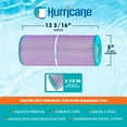 thumbnail image 3 of Hurricane 3 Pack HF4950-01P Platinum Purple Spa Filter Cartridge Replacement, 3 of 8