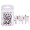 thumbnail image 1 of 300 piezas de perlas mágicas de cristal transparente para decoración de uñas, accesorios para uñas DIY Wmkox8yii  hjk1016, 1 of 1