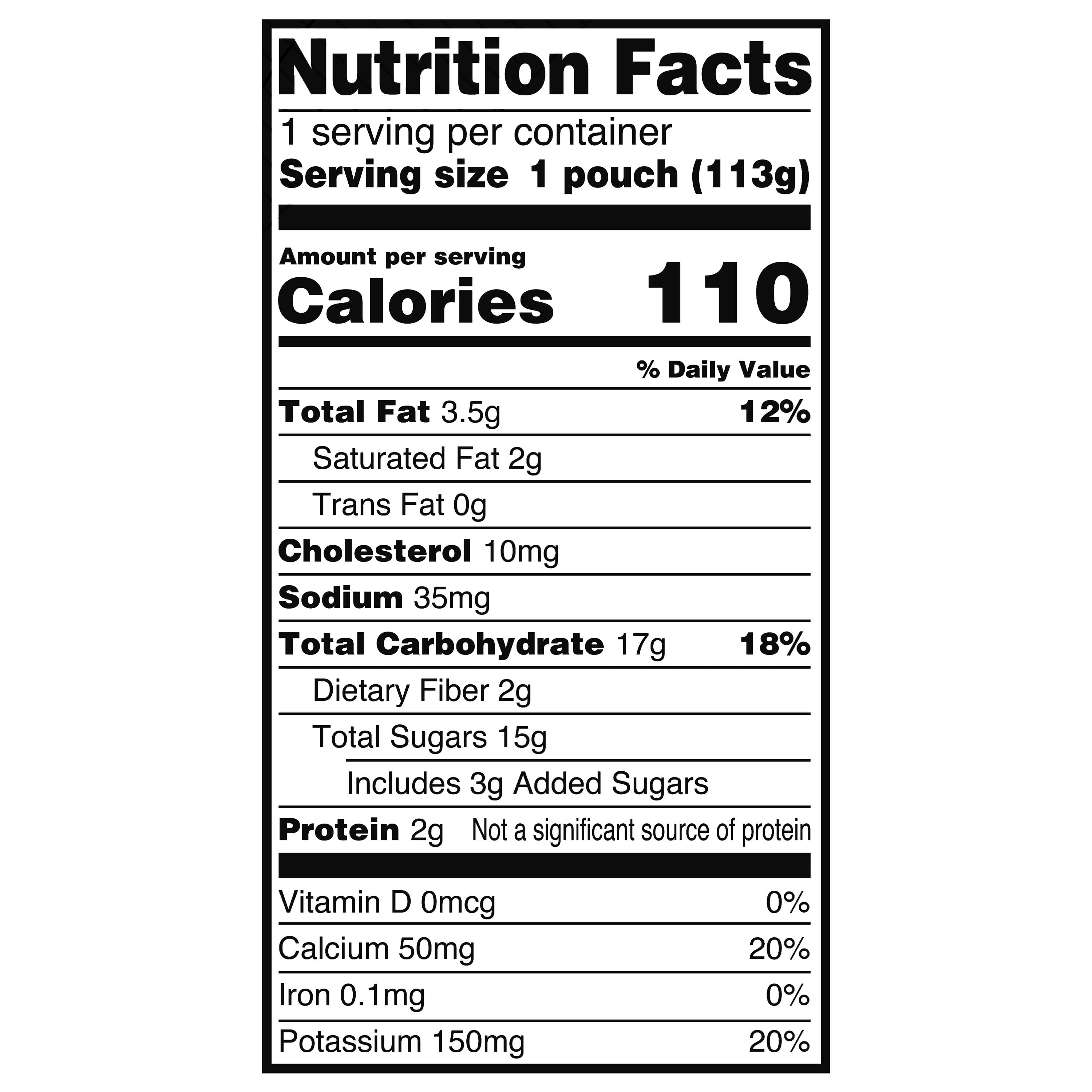 (6 pack) Parent's Choice Stage 2 Baby Food Strawberry Smoothie, 4 oz Pouch