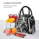 thumbnail image 5 of Disketp Gothic Skull Floral Art Bolsa Térmica para Almuerzo, Lonchera con Abertura Amplia y Gran Capacidad, Organizador Reutilizable para Mujeres, Hombres y Adultos, 5 of 6