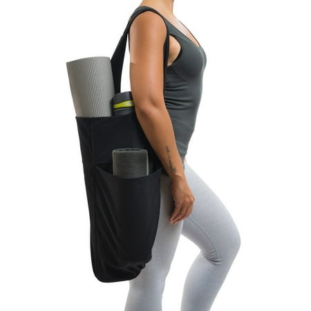 Yoga Mat Bag Tote Carrier Exercise Strap Full Zip Shoulder Bag Large Portable Sport Yoga Bag