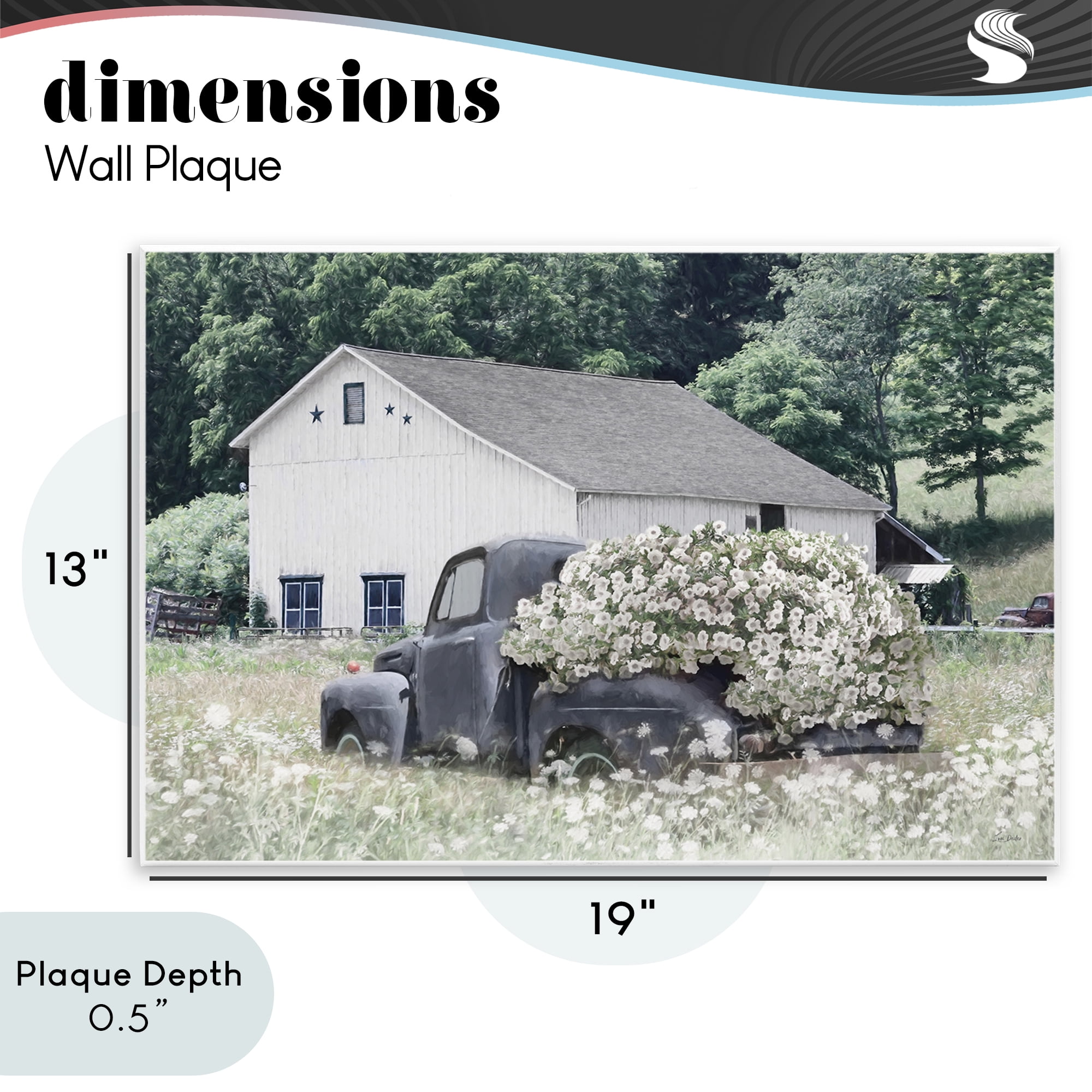 Stupell Industries Bed Full Of Blossoms Wall Plaque Art, design by Lori Deiter
