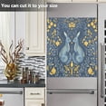 thumbnail image 3 of Yayeee Magnetic Dishwasher Cover for The Front Decoration Home Kitchen Machine Sticker Protector, Yellow Forest Pattern, 3 of 6