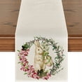 thumbnail image 4 of Cqxid Decorative Table Banner Under $5 Easter Table Flag Digital Printing Linen Table Mat Rabbit Eggs Party Adornment Tablecloth, 4 of 4