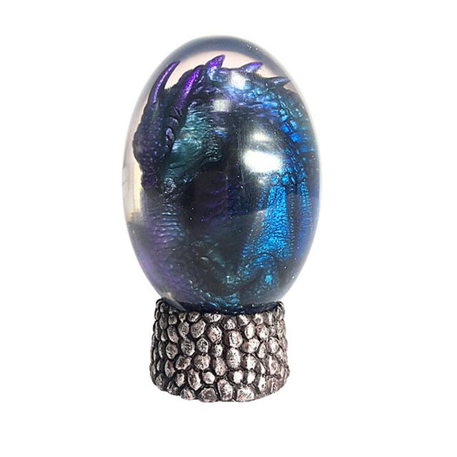 MesaSe Dino Dinosaurs Dragon Eggs Glowing Resin Lava Dinosaurs Egg Home Ornaments Collections and Gifts for Friends