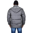 thumbnail image 3 of Tallino Men's Cold Weather Mock Neck Puffer Jacket with Zip Off Hood, 3 of 7