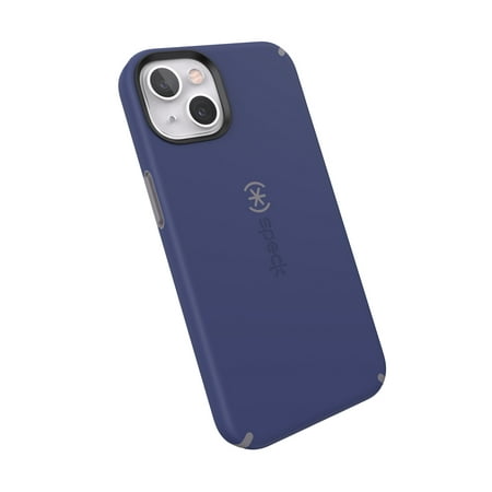 Speck iPhone 13 Candyshell Pro phone case in Prussian Blue and Cloudy Gray