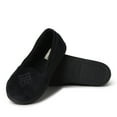 thumbnail image 2 of Dearfoams Womens Rebecca Microfiber Velour Closed Back House Slipper, 2 of 6