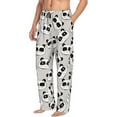 thumbnail image 3 of Kdxio Cute Panda Print Men's Sleep Pajama Pant Lounge Pants with Pockets, 3 of 8