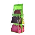 thumbnail image 2 of D-GROEE Over The Door Purse Organizer & Storage Handbag Organizer with 6 Easy Access Deep Pockets - Handbag Organizer with Clear Pockets, 2 of 6