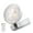 White, variant on Adjustable 3 Speed Oscillating Desk Fan Remote Control Foldable Rechargeable 4000mAh LED Light for Bedroom Study Room