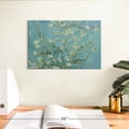 thumbnail image 3 of Elephant Stock Almond Blossoms Wall Art - Horizontal Canvas Wall Art - Living Room Wall Decor - Floral And Botanical Canvas - Blue And Green Decor By Vincent Van Gogh - 12" x 8", 3 of 8