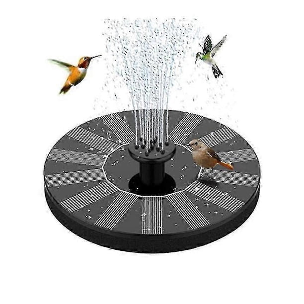 Fuente solar, bomba solar para estanque con bomba de agua solar, bomba solar flotante para fuente de jardín, estanque, bebedero para pájaros, pecera