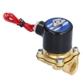 thumbnail image 2 of Válvula solenoide Latón 0‑1.0MPa Presión Conexión de 1/2 pulgada Válvula solenoide eléctrica de diafragma normalmente cerradoAC110V, 2 of 10