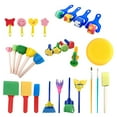 thumbnail image 1 of Juego de 30 unidades de Pinceles de Esponja Vogacara para pintar educativos para niños, 1 of 1