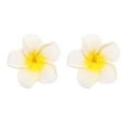 thumbnail image 4 of Soumake 2Pcs Plumeria Flower Hairpin Non-Slip Colorful Side Clips Decorative Plastic Hair Accessories For Women Girls Fashion, 4 of 8