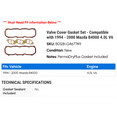 thumbnail image 2 of Valve Cover Gasket Set - Compatible with 1994 - 2000 Mazda B4000 4.0L V6 1995 1996 1997 1998 1999, 2 of 2