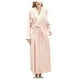 thumbnail image 1 of Bata de baño larga Qarigey para mujer de Pijama rosa suave y cálida, 1 of 6