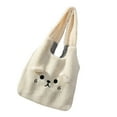 thumbnail image 1 of Bolso de felpa Zulema para mujer y niña hombro único gran capacidad otoño e invierno Estilo A, 1 of 8