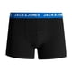 thumbnail image 2 of Jack & Jones Calzoncillos para hombre, paquete de 5 - JACHUEY TRUNKS, algodón elástico Rot/Blau/Petrol/Schwarz M (Medium), 2 of 7