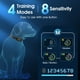 thumbnail image 4 of DINJOO Collar antiladridos para Perros Grandes, medianos y pequeños, Collar de ladridos Inteligente, Collar de Entrenamiento antiladridos Recargable con 8 sensibilidades Ajustables, Collar de Choque, 4 of 5