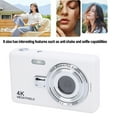thumbnail image 3 of Cámara Digital 4K para Fotografía, Cámaina de Vlogging Portátil de 50 MP para YouTube Con Pantalla de 2,4 Pulgadas y Zoom de 16x, Cámara Compacta Con Batería para nios y, 3 of 7