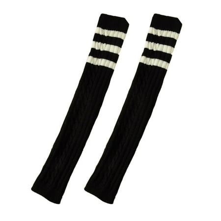 

Thicken Lengthen Knee pads Knitted socks boot cover Long tube over the knee Piles of piles Yoga