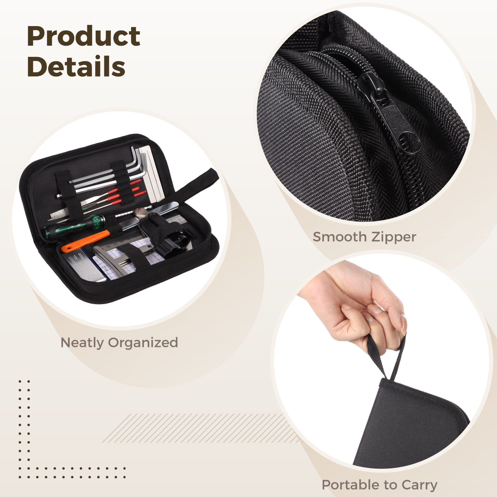 25PCS Guitar Repair Tools, Guitar Maintenance Kit, Electric Guitar Repairing Tools, String Instrument Set up Adjustment Kit, Luthier Tools for Guitar Ukulele Bass Banjo, Guitar Enthusiast Gift