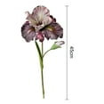 thumbnail image 6 of Yesbay Simulated Iris Flowers Realistic Artificial Iris with Bendable Stem Faux Iris Showy Flower Weddings Parties Office, 6 of 8