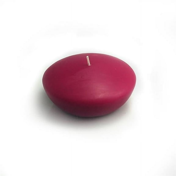 Jeco CFZ-052-6 3 in. Floating Candles, Red - 72 Piece