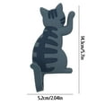 thumbnail image 2 of Refrigerator Magnetic Hook under $5! Yrmaups Magnetic Cat Tail Hook, Japanese Style Refrigerator Magnet Hook, Cute Kitchen Organizer for Keys, Towels, Utensils, Strong Hold, Flexible Tail, 14.3x5.2cm, 2 of 2