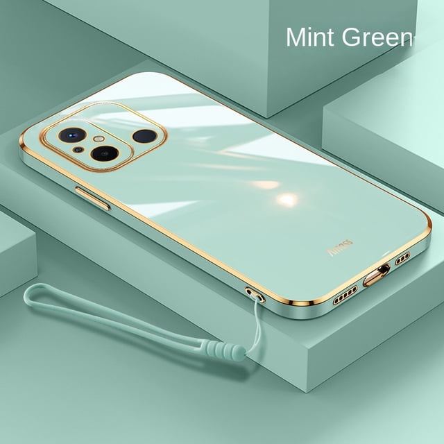 Carcasa De Revestimiento Para Redmi A1 Plus 12C 11A 10 10A 10C 9 9A 9C Gratis Correa De Slicone Lente De Cámara Proteger La Funda Del Teléfono