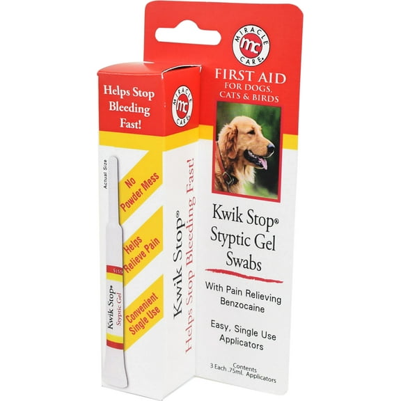 Kwik Stop Styptic Gel Swab