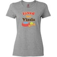 thumbnail image 3 of Inktastic Vizsla Loved by a (Dog Breed) Women's T-Shirt, 3 of 5