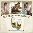 thumbnail image 7 of Lsque Blue Sky Sunflower Pattern Womens Comfort Cotton on Scuff With Memory Foam and Anti-skid Sole Slipper-39/40, 7 of 7