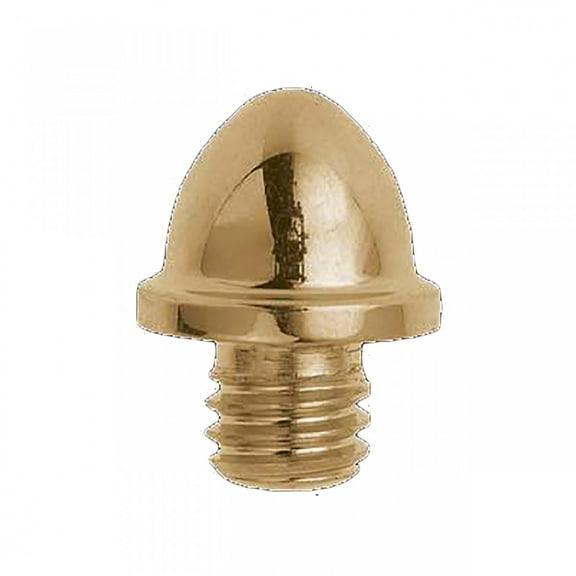 Renovators Supply Brass Small Cabinet Door Hinge Finial Pair 3/8 in Kitchen Cabinet Hinge Finial w/Helmet Tip1