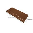 thumbnail image 2 of FUEENIRVA 3-Pack Indoor Stair Tread Mats, Non-Polyester Carpet Runners for Home Use, Coffee Color, Soundproof and, 2 of 8
