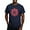 Navy, variant on CafePress - Peace Flower Affecti Men's Fitted T Shirt (Dark) - Men's Fitted T-Shirt