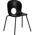 thumbnail image 5 of Flash Furniture Hercules Plastic Designer Back Stacking Chair in White, 5 of 5