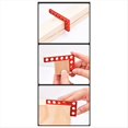 thumbnail image 4 of Regla de altura de aleación de aluminio, herramienta de medición de ángulo recto de 90 grados, herramienta de marcado para carpintería, color rojo., 4 of 4