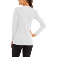 thumbnail image 2 of Hauts à Manches Longues pour Femmes Chemise de Protection Solaire Uv Upf 50+ T-shirt de Performance Extérieure, 2 of 5